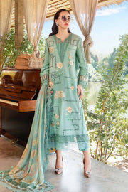 Maria.B MPrints Embroidered Lawn Unstitched 3Pc Suit MPT-2501-B