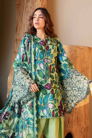 Maria.B MPrints Embroidered Lawn Unstitched 3Pc Suit MPT-2505-B