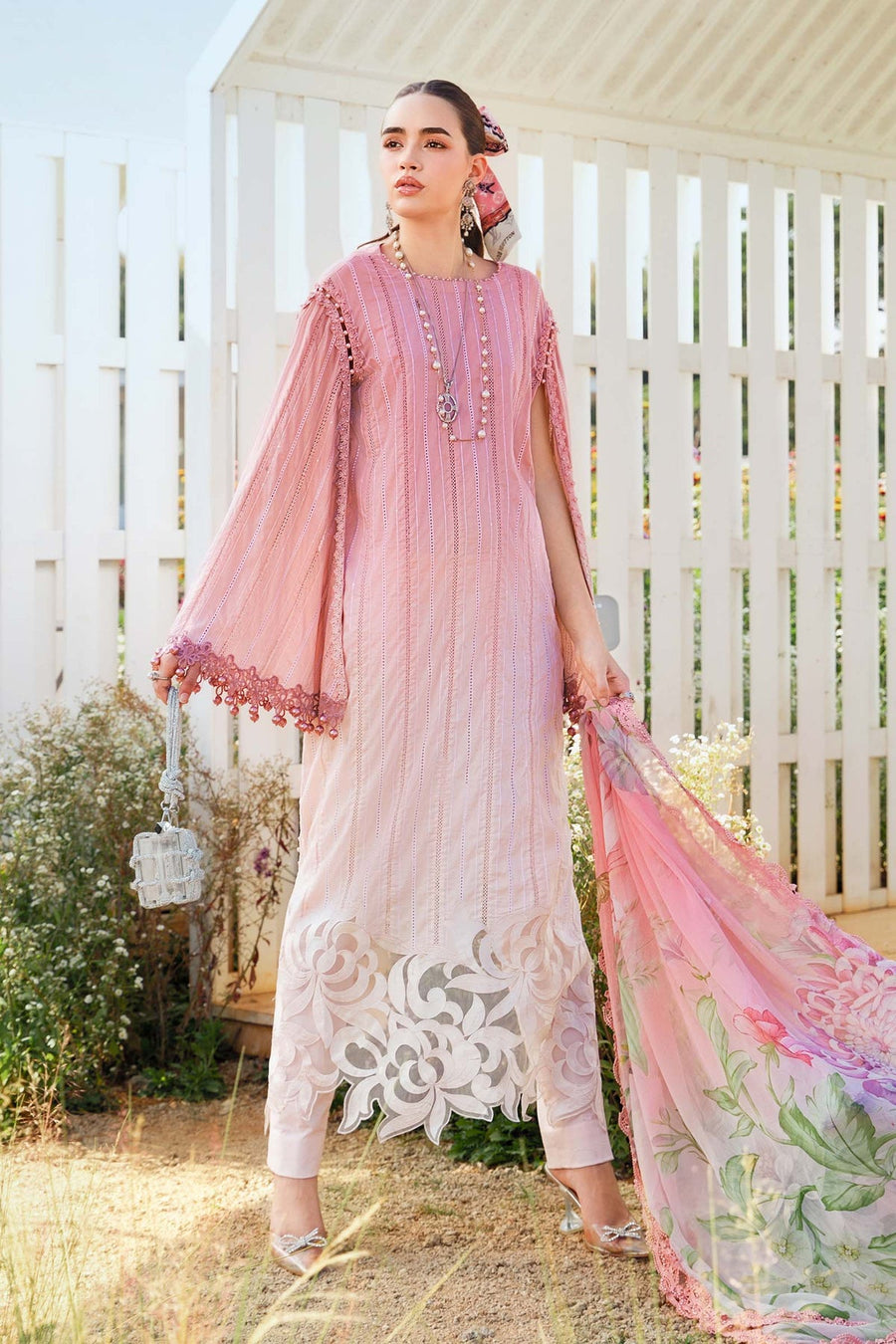 Maria.B MPrints Embroidered Lawn Unstitched 3Pc Suit MPT-2506-A