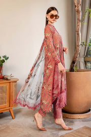 Maria.B MPrints Embroidered Lawn Unstitched 3Pc Suit MPT-2508-A