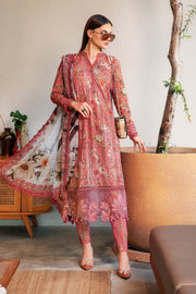 Maria.B MPrints Embroidered Lawn Unstitched 3Pc Suit MPT-2508-A