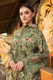 Maria.B MPrints Embroidered Lawn Unstitched 3Pc Suit MPT-2508-B
