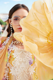 Maria.B MPrints Embroidered Lawn Unstitched 3Pc Suit MPT-2509-A