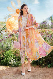 Maria.B MPrints Embroidered Lawn Unstitched 3Pc Suit MPT-2509-A