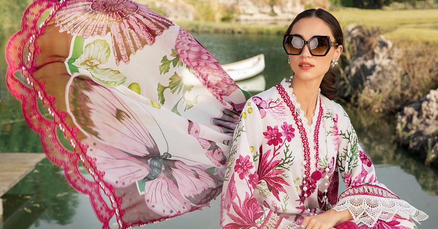 Maria.B MPrints Embroidered Lawn Unstitched 3Pc Suit MPT-2510-A