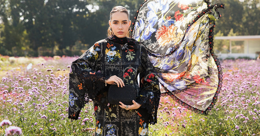 Maria.B MPrints Embroidered Lawn Unstitched 3Pc Suit MPT-2511-B