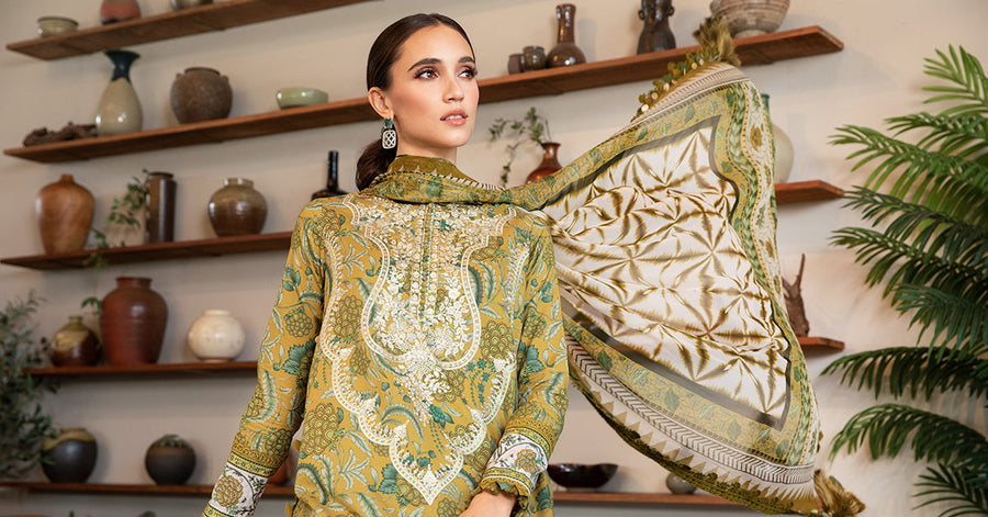 Maria.B MPrints Embroidered Lawn Unstitched 3Pc Suit MPT-2513-B