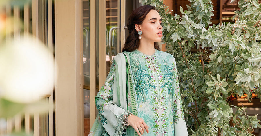 Maria.B MPrints Embroidered Lawn Unstitched 3Pc Suit MPT-2514-A