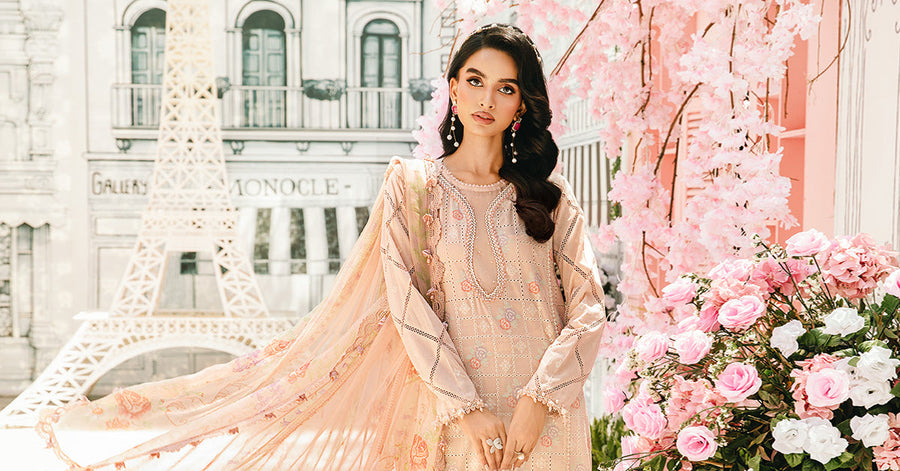 Maria.B MPrints Embroidered Lawn Unstitched 3Pc Suit MPT-2601-A