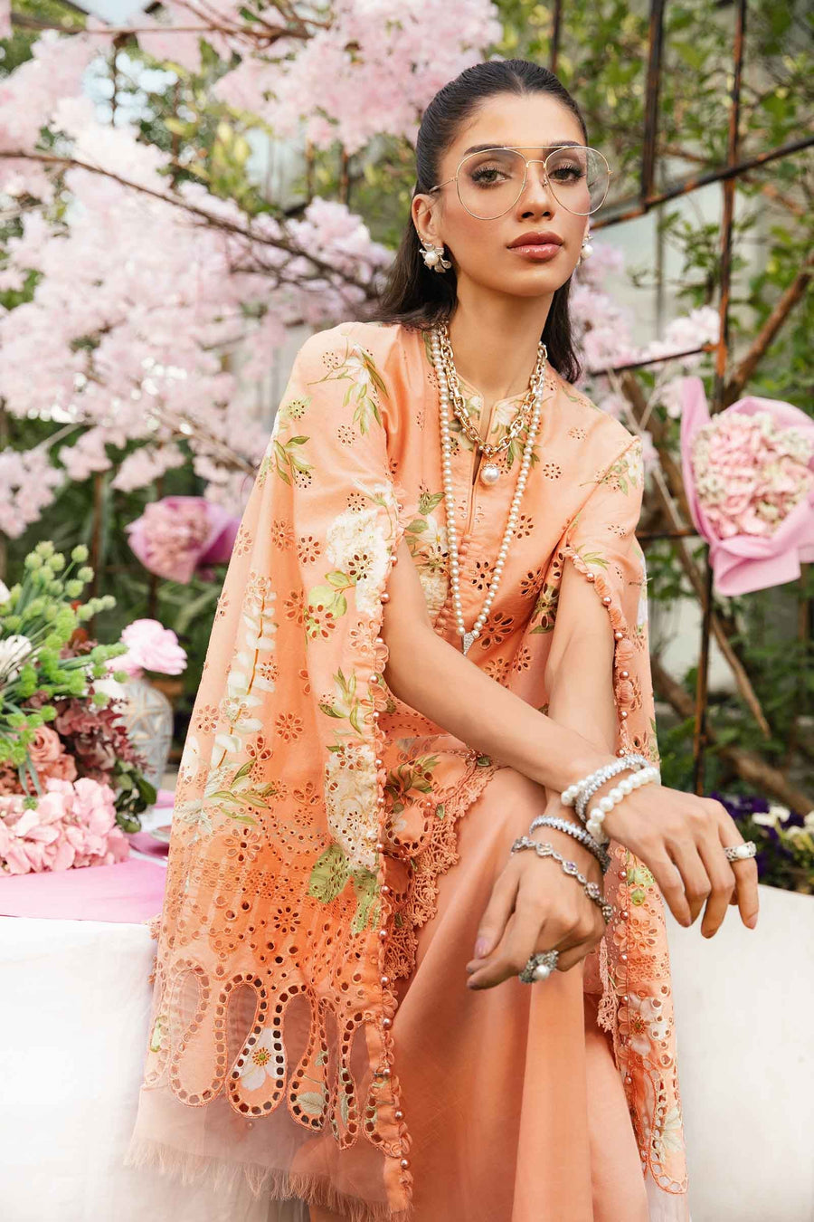 Maria.B MPrints Embroidered Lawn Unstitched 3Pc Suit MPT-2602-A