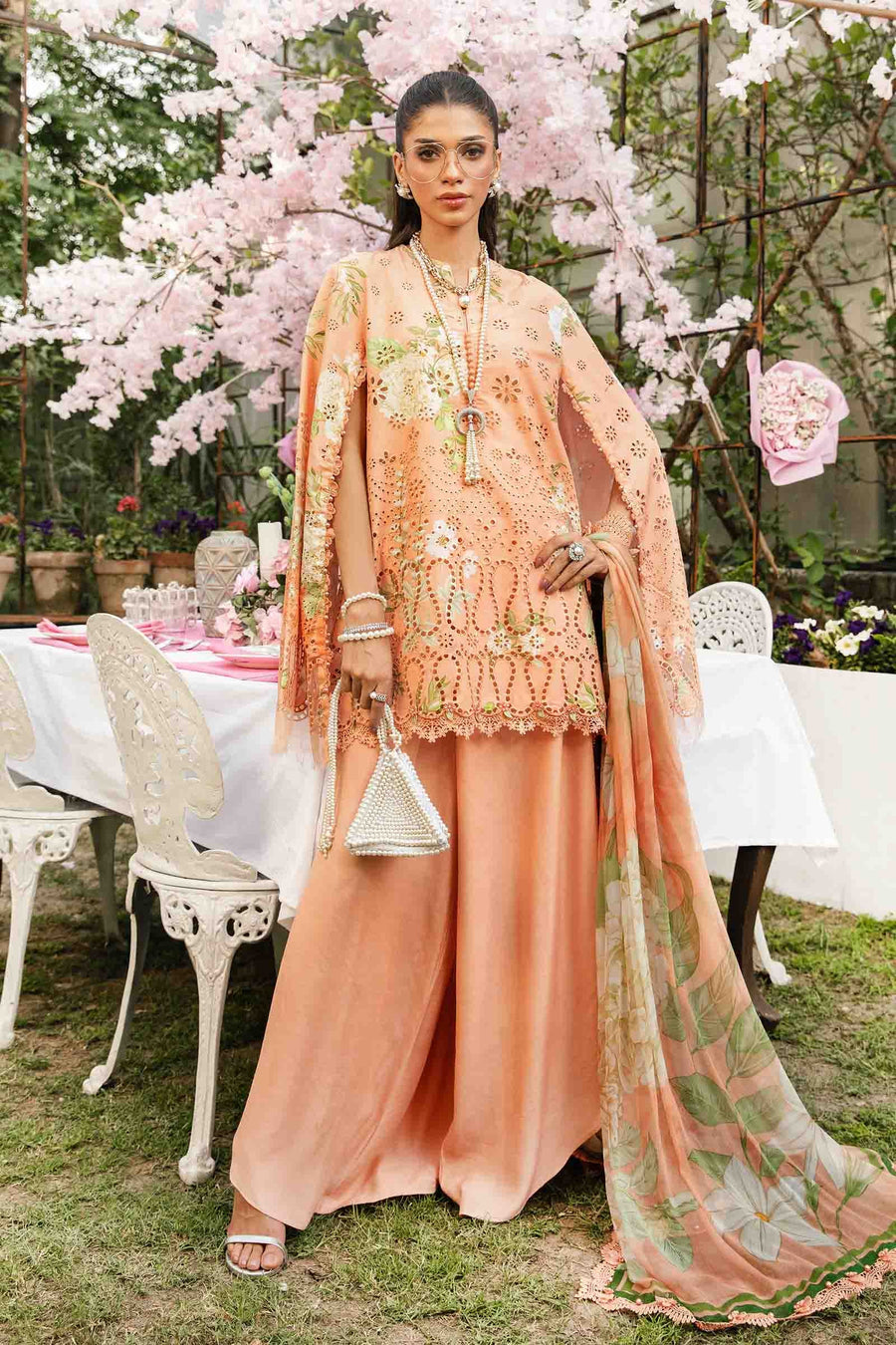 Maria.B MPrints Embroidered Lawn Unstitched 3Pc Suit MPT-2602-A