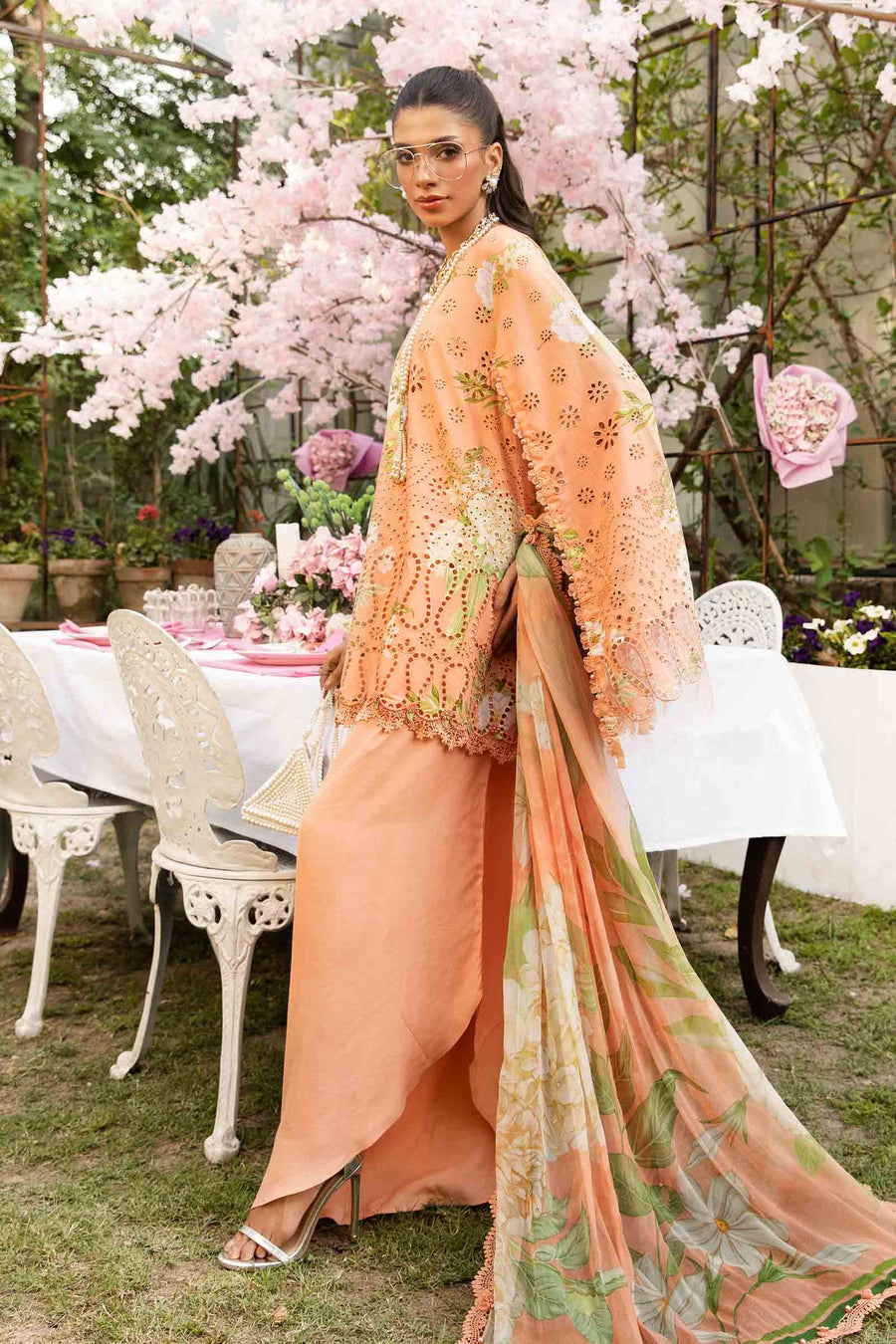 Maria.B MPrints Embroidered Lawn Unstitched 3Pc Suit MPT-2602-A