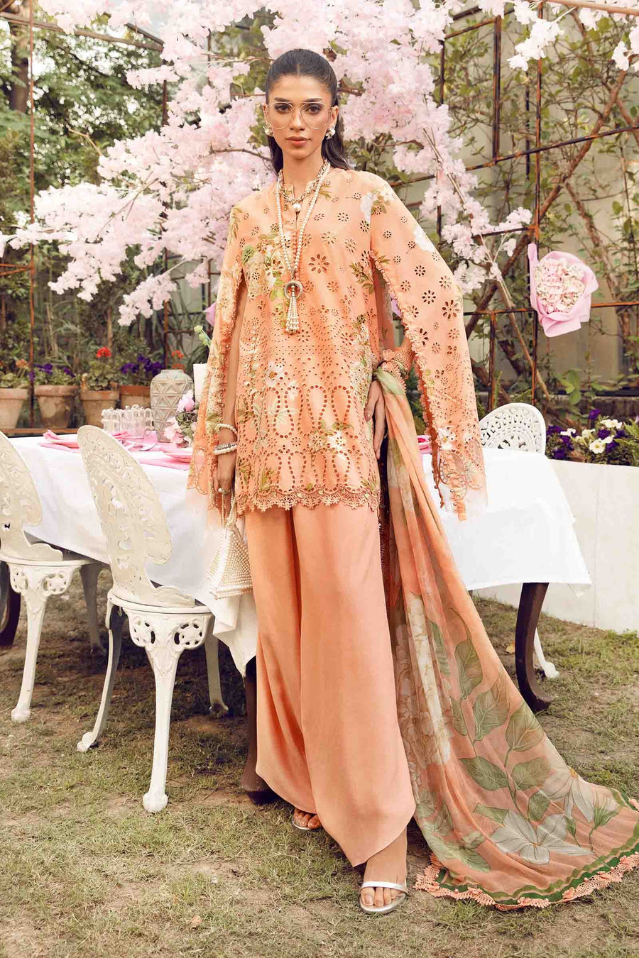 Maria.B MPrints Embroidered Lawn Unstitched 3Pc Suit MPT-2602-A
