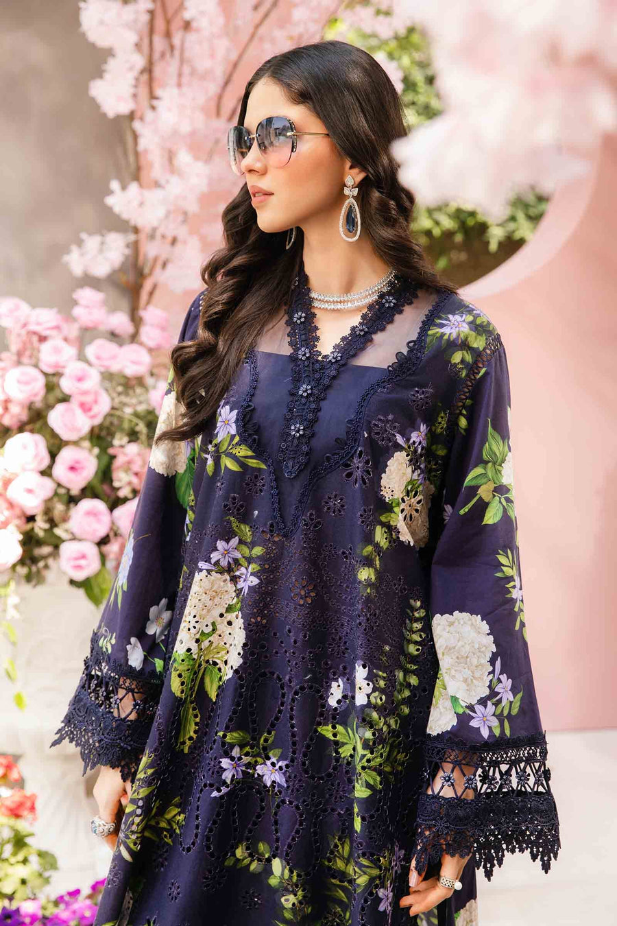 Maria.B MPrints Embroidered Lawn Unstitched 3Pc Suit MPT-2602-B