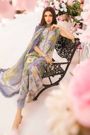 Maria.B MPrints Embroidered Lawn Unstitched 3Pc Suit MPT-2604-A