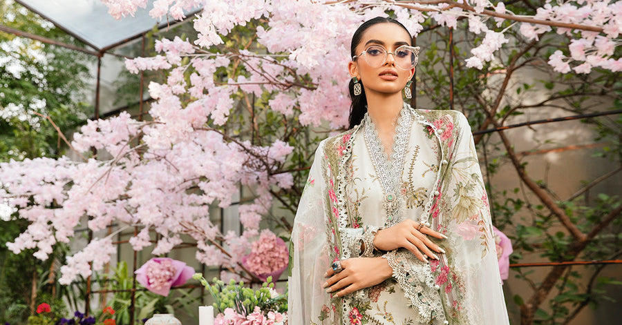 Maria.B MPrints Embroidered Lawn Unstitched 3Pc Suit MPT-2605-B