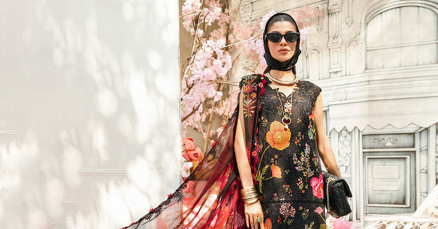 Maria.B MPrints Embroidered Lawn Unstitched 3Pc Suit MPT-2607-B