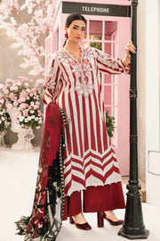 Maria.B MPrints Embroidered Lawn Unstitched 3Pc Suit MPT-2609-A