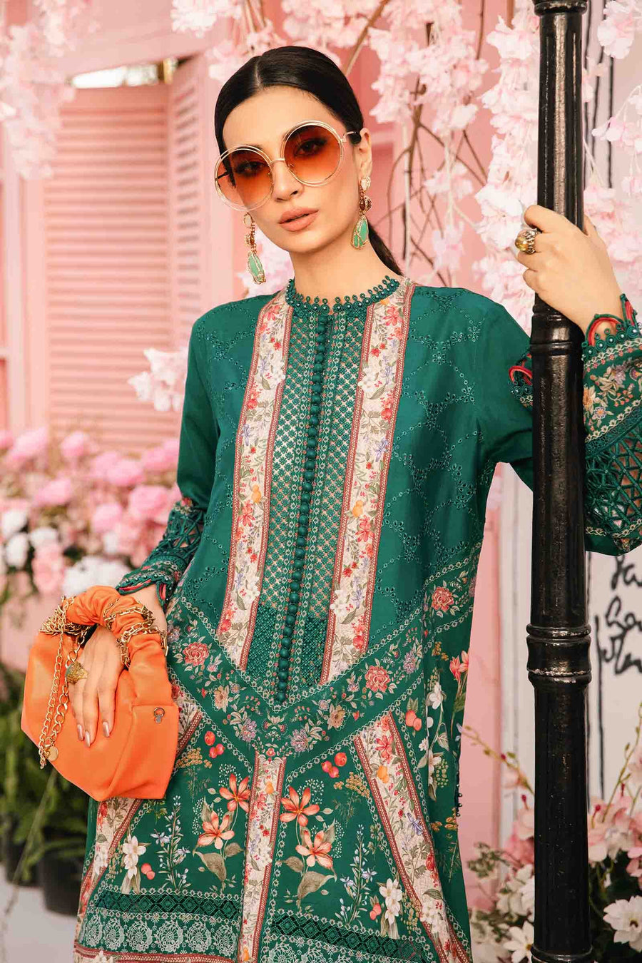 Maria.B MPrints Embroidered Lawn Unstitched 3Pc Suit MPT-2610-A