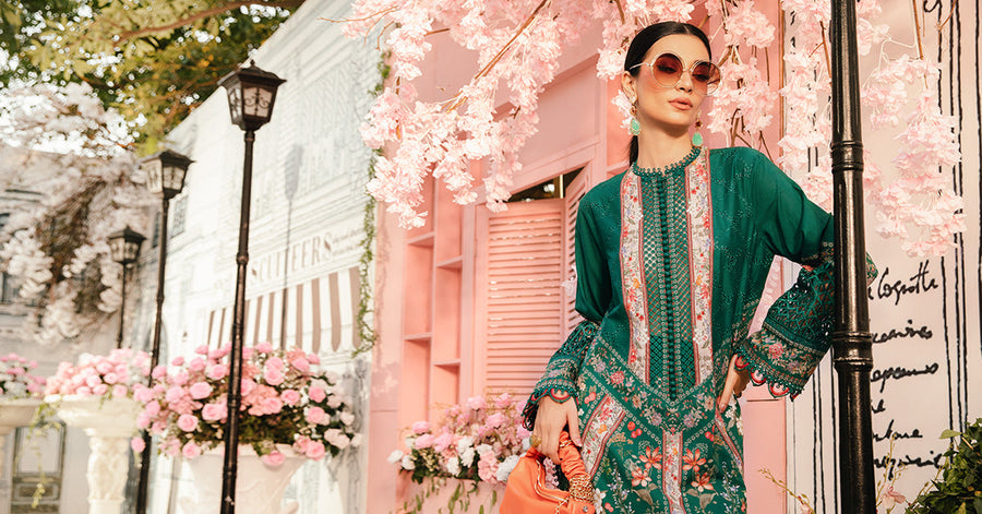 Maria.B MPrints Embroidered Lawn Unstitched 3Pc Suit MPT-2610-A