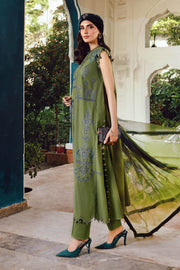 Maria.B MPrints Embroidered Cambric Unstitched 3Pc Suit MPT-2701-A