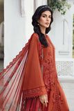 Maria.B MPrints Embroidered Cambric Unstitched 3Pc Suit MPT-2701-B