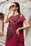Maria.B MPrints Embroidered Linen Unstitched 3Pc Suit MPT-2702-A