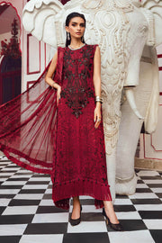 Maria.B MPrints Embroidered Linen Unstitched 3Pc Suit MPT-2702-A