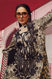 Maria.B MPrints Embroidered Linen Unstitched 3Pc Suit MPT-2702-B