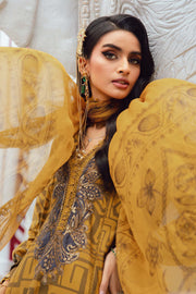 Maria.B MPrints Embroidered Cambric Unstitched 3Pc Suit MPT-2703-A