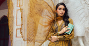 Maria.B MPrints Embroidered Cambric Unstitched 3Pc Suit MPT-2703-A