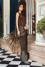 Maria.B MPrints Embroidered Cambric Unstitched 3Pc Suit MPT-2704-A