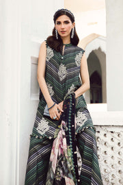 Maria.B MPrints Embroidered Cambric Unstitched 3Pc Suit MPT-2705-A
