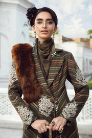 Maria.B MPrints Embroidered Cambric Unstitched 3Pc Suit MPT-2705-B