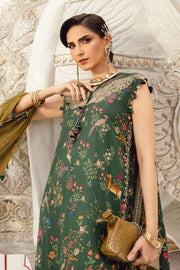 Maria.B MPrints Embroidered Linen Unstitched 3Pc Suit MPT-2707-B