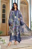 Maria.B MPrints Embroidered Cambric Unstitched 3Pc Suit MPT-2708-B