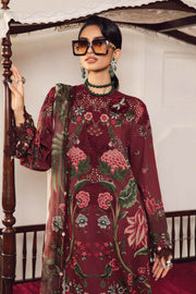 Maria.B MPrints Embroidered Cambric Unstitched 3Pc Suit MPT-2709-A