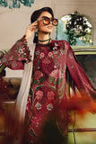 Maria.B MPrints Embroidered Cambric Unstitched 3Pc Suit MPT-2709-A