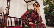 Maria.B MPrints Embroidered Cambric Unstitched 3Pc Suit MPT-2709-A