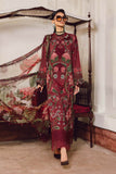 Maria.B MPrints Embroidered Cambric Unstitched 3Pc Suit MPT-2709-A