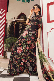 Maria.B MPrints Embroidered Cambric Unstitched 3Pc Suit MPT-2709-B