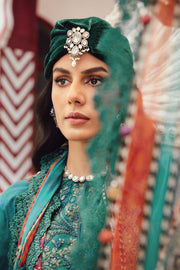 Maria.B MPrints Embroidered Cambric Unstitched 3Pc Suit MPT-2710-B