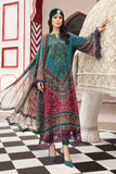 Maria.B MPrints Embroidered Cambric Unstitched 3Pc Suit MPT-2710-B