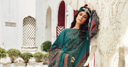 Maria.B MPrints Embroidered Cambric Unstitched 3Pc Suit MPT-2710-B