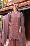 Maria.B MPrints Embroidered Twill Linen Unstitched 3Pc Suit MPT-2801-A