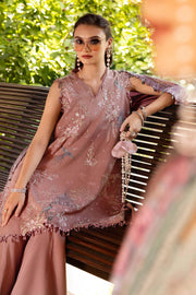 Maria.B MPrints Embroidered Twill Linen Unstitched 3Pc Suit MPT-2801-A