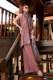 Maria.B MPrints Embroidered Twill Linen Unstitched 3Pc Suit MPT-2801-A