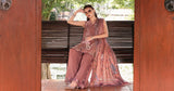 Maria.B MPrints Embroidered Twill Linen Unstitched 3Pc Suit MPT-2801-A