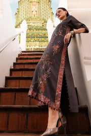 Maria.B MPrints Embroidered Twill Linen Unstitched 3Pc Suit MPT-2801-B
