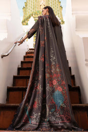 Maria.B MPrints Embroidered Twill Linen Unstitched 3Pc Suit MPT-2801-B